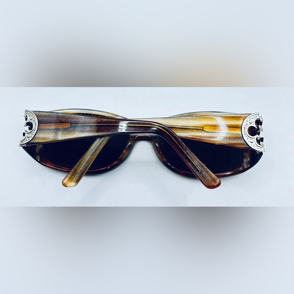 Roberto Steffani RS70 Brown Oval Sunglasses Frames Only - Picture 4 of 8